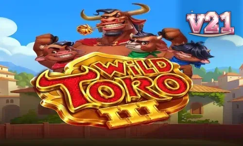 Wild Toro 3 slot game interface showing the bull and matador characters on a Spanish street background.